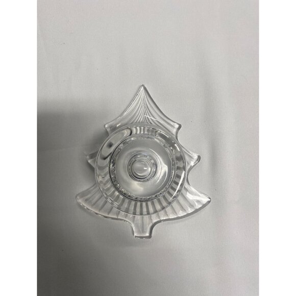 Vintage Mikasa Evergreen Tealight Candleholder Crystal Clear Cut Glass NEW - Picture 13 of 13